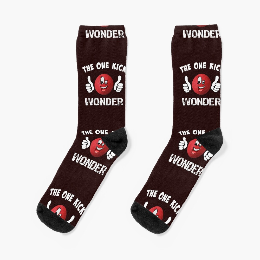 "Top Fun Kickball One Kick Wonder Gift Design" Socks for Sale by