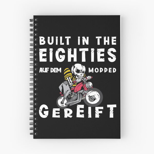 Item preview, Motorcycle gift biker saying Born in the 80s designed and sold by SiRaGeckoDesign.