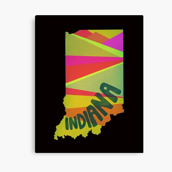Retro Indiana Canvas Print