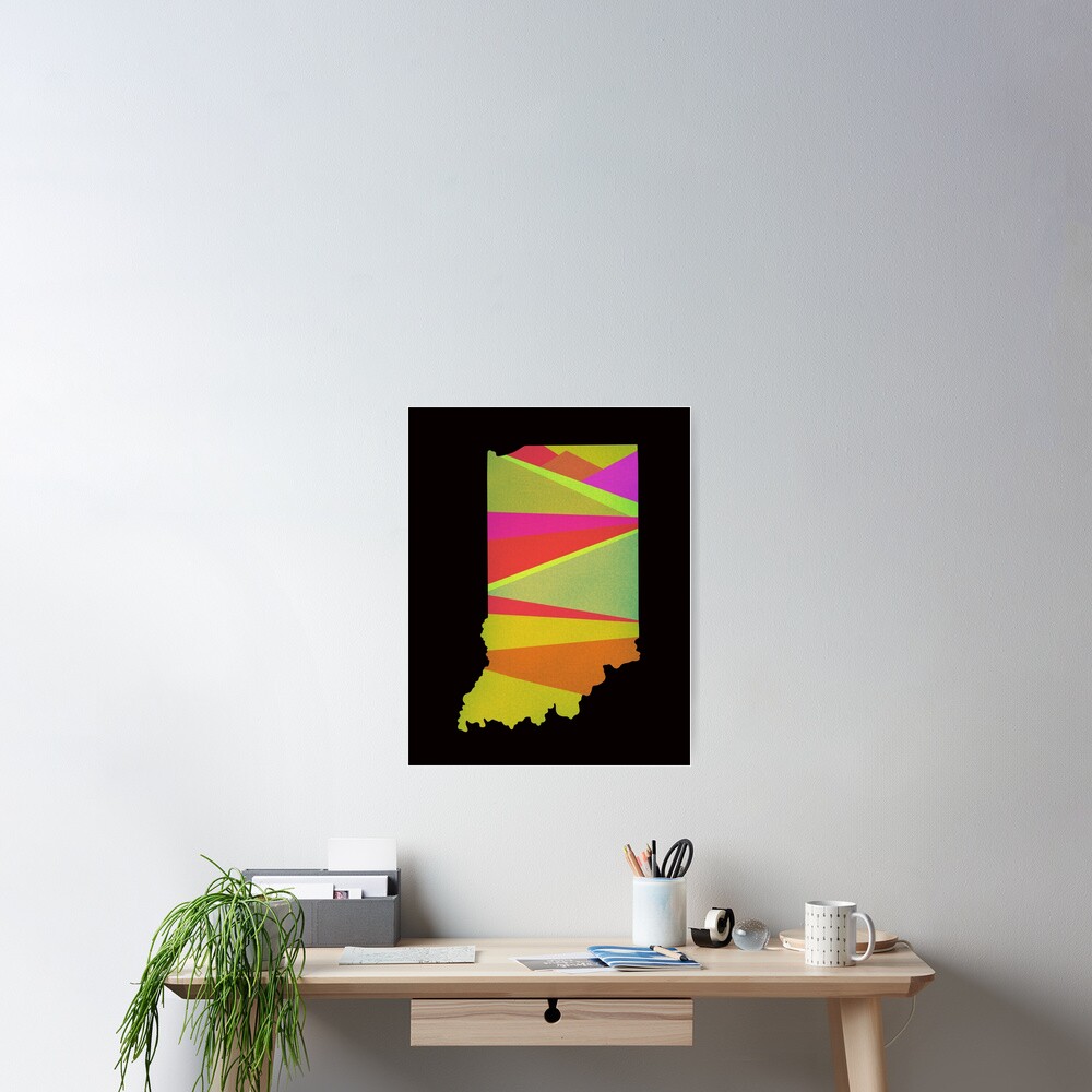 Retro Indiana Love Poster