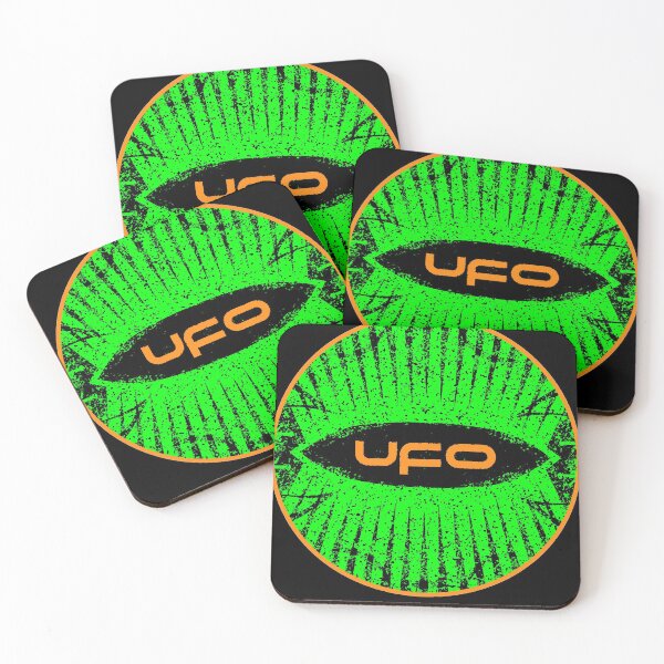 Item preview, UFO typographic motif designed and sold by Beesty.