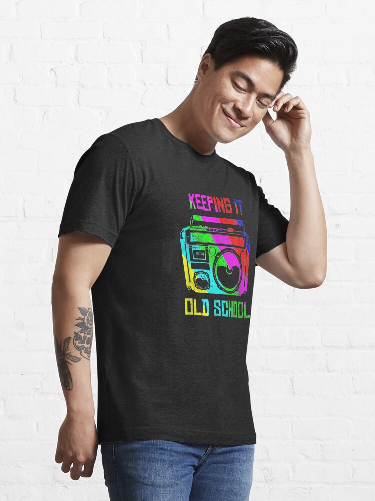 Keeping It Old School 80s 90s Boombox Retro Music | Essential T-Shirt