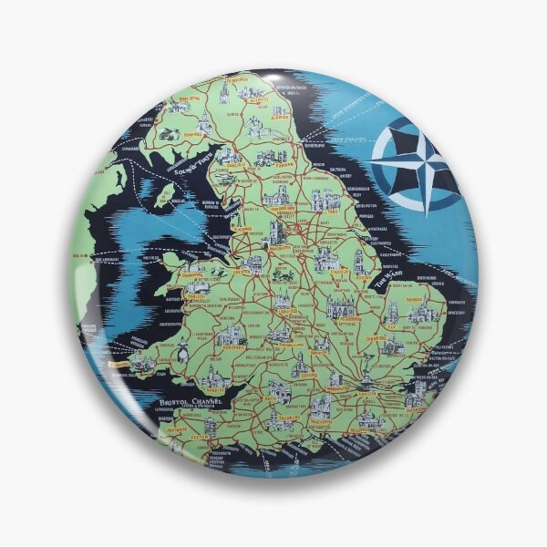 Item preview, Visit Britain vintage travel poster designed and sold by stickart-marek.