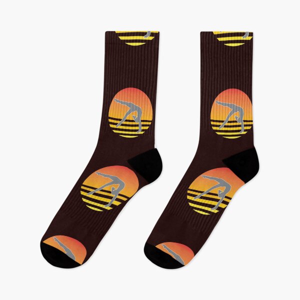 Item preview, Retro Gymnastics Sunset with Gymnast Gift for Girls designed and sold by LGamble12345.