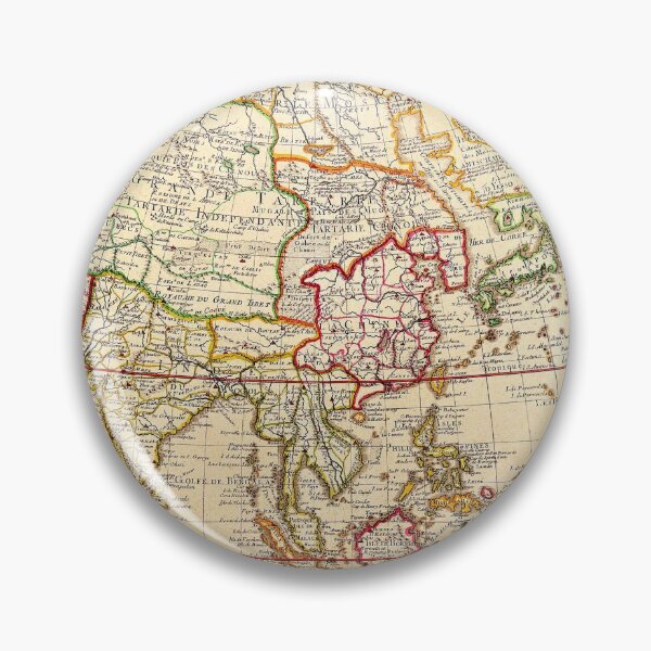 Item preview, Asia Map 1732 - Guillaume Danet - Ancient World Maps designed and sold by Culturio.