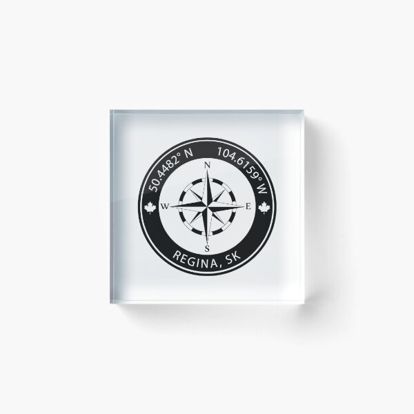 Item preview, Regina, Saskatchewan Geographical Coordinates designed and sold by TeeOhGraphics.