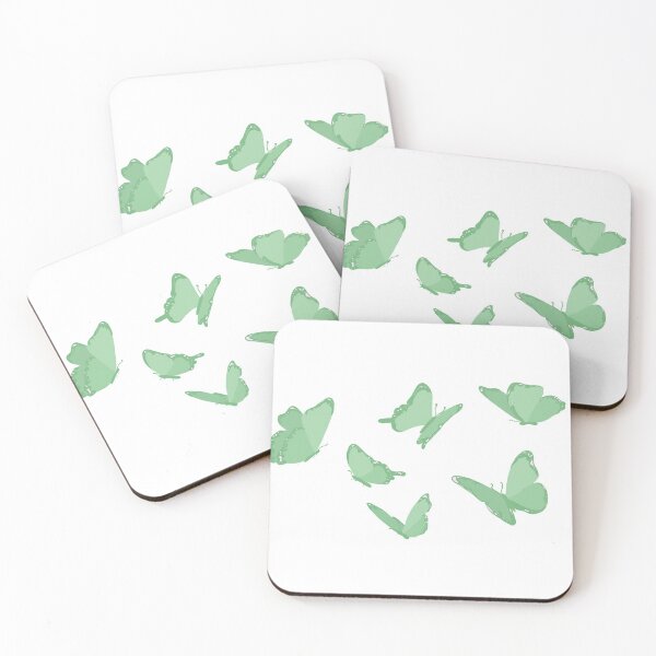 Item preview, green butterfly sticker pack  designed and sold by chachels.