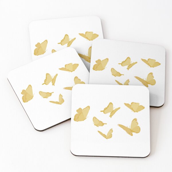 Item preview, yellow butterfly sticker pack  designed and sold by chachels.