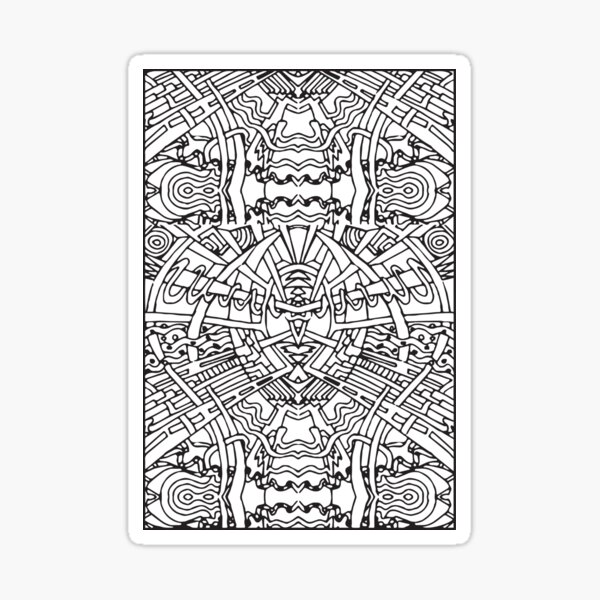 Woven Through Sticker