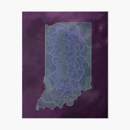 Purple Indiana Art Board Print