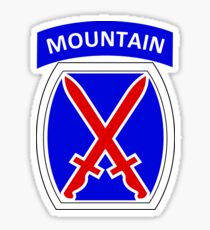 10th Mountain Division Logo Sticker