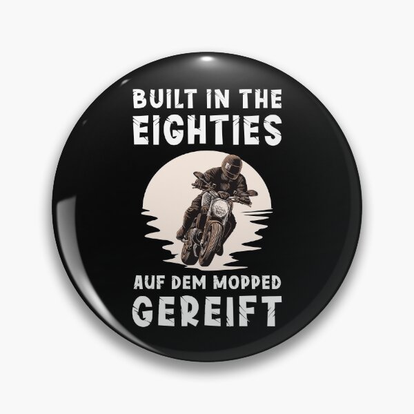 Item preview, Motorcycle gift biker saying Born in the 80s designed and sold by SiRaGeckoDesign.