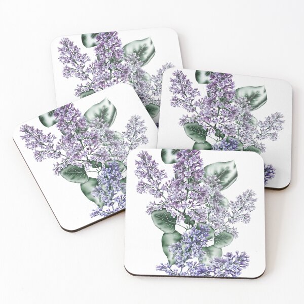 Item preview, seamless beautiful pattern with lilac branches designed and sold by AsyaTury.