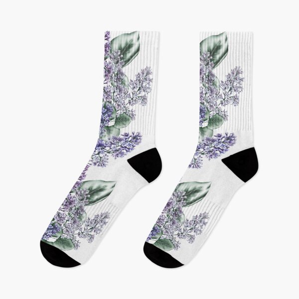 Item preview, seamless beautiful pattern with lilac branches designed and sold by AsyaTury.