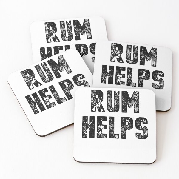 Item preview, Rum Helps designed and sold by ForceInept's Shop.