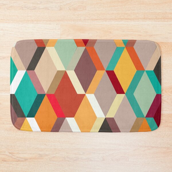 Item preview, Colourful Geometric Pattern Mask designed and sold by DreaK.