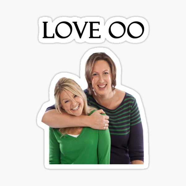 Miranda and Stevie - Love OO Sticker