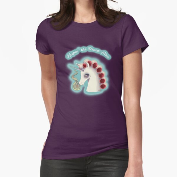 Keepin' the Dream Alive w/ text Fitted T-Shirt