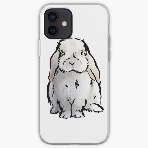 Lop eared bunny iPhone Soft Case