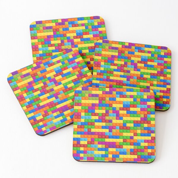 Item preview, Colourful Plastic Brick Pattern Mask designed and sold by DreaK.