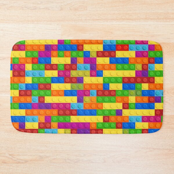 Item preview, Colourful Plastic Brick Pattern Mask designed and sold by DreaK.
