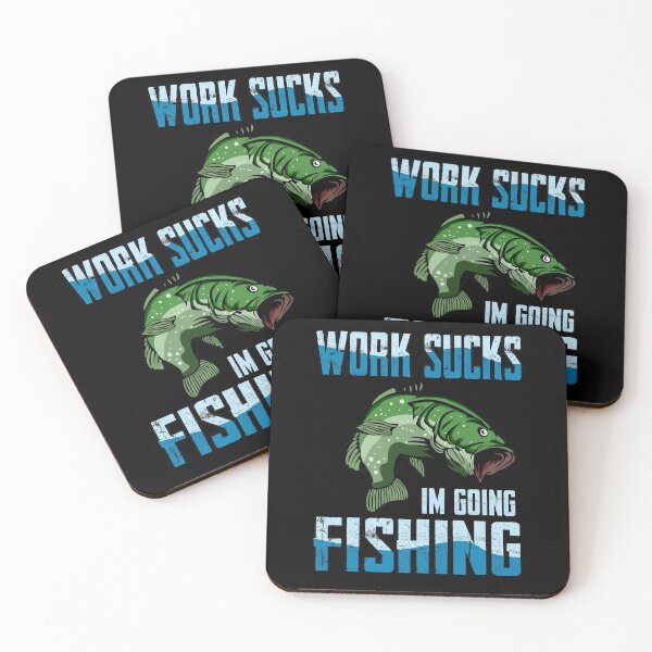Item preview, Work sucks I'm going fishing Fishing fish gift designed and sold by redshirtz.