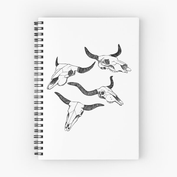 Item preview, Steer skull pattern designed and sold by EclecticEgo.