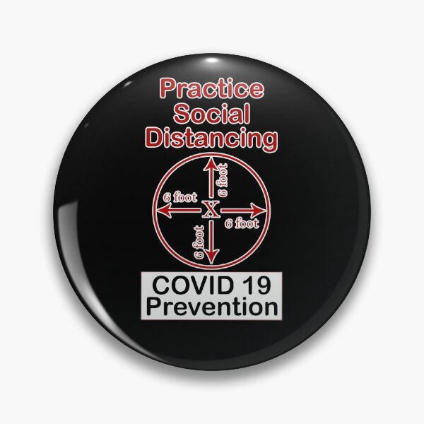 Item preview, Practice Social Distancing - COVID 19 designed and sold by With My Hands By K.