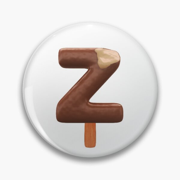 Item preview, Z Ice Cream Z Letter 3d Alphabet Chocolate designed and sold by HelloFromAja.