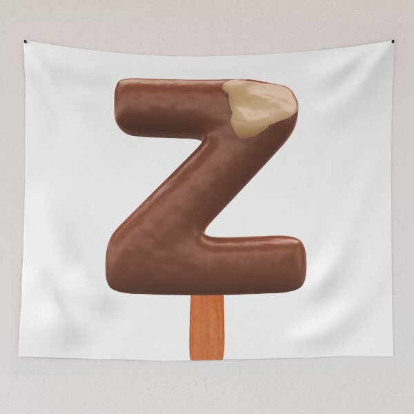 Item preview, Z Ice Cream Z Letter 3d Alphabet Chocolate designed and sold by HelloFromAja.