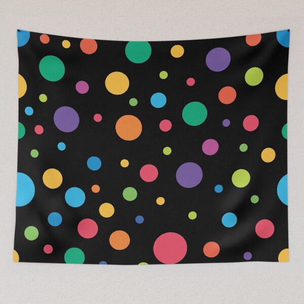 Item preview, Colourful Polka Dot Mask designed and sold by DreaK.