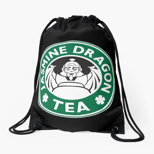 Jasmine Dragon Tea Shop Drawstring Bag