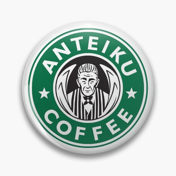 Anteiku Café Logo, Tokyo Ghoul Starbucks Parody - Yoshimura Version Pin
