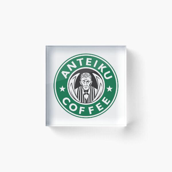 Anteiku Café Logo, Tokyo Ghoul Starbucks Parody - Yoshimura Version Acrylic Block