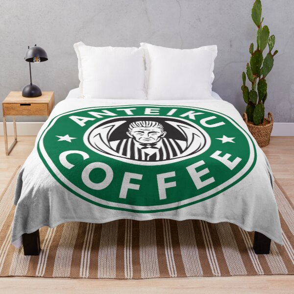 Anteiku Café Logo, Tokyo Ghoul Starbucks Parody - Yoshimura Version Throw Blanket