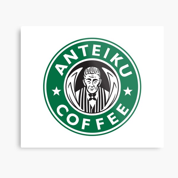 Anteiku Café Logo, Tokyo Ghoul Starbucks Parody - Yoshimura Version Metal Print