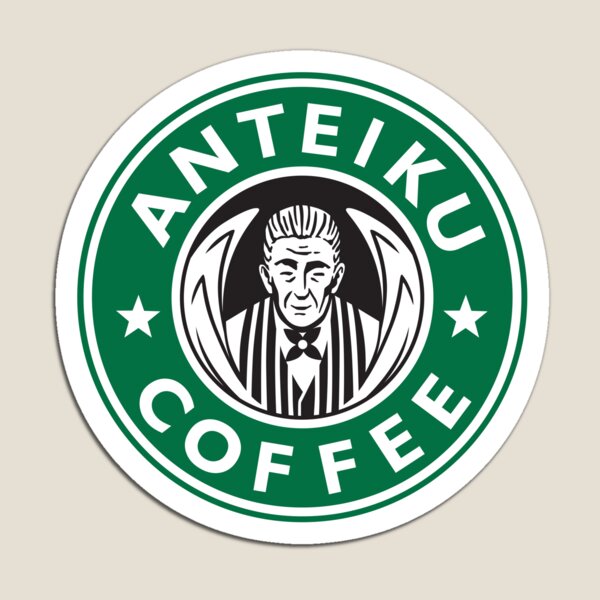 Anteiku Café Logo, Tokyo Ghoul Starbucks Parody - Yoshimura Version Magnet