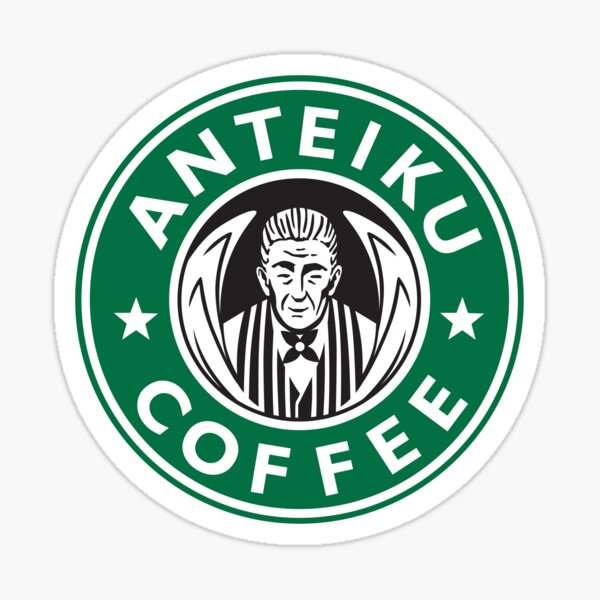 Anteiku Café Logo, Tokyo Ghoul Starbucks Parody - Yoshimura Version Sticker