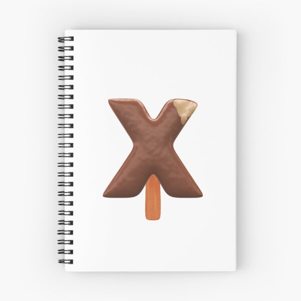 Item preview, X Ice Cream X Letter 3d Alphabet Chocolate designed and sold by HelloFromAja.