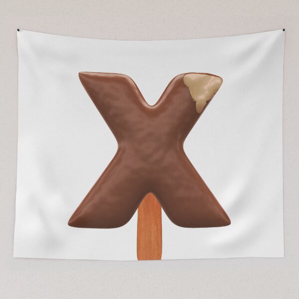 Item preview, X Ice Cream X Letter 3d Alphabet Chocolate designed and sold by HelloFromAja.