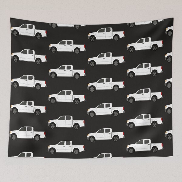 Item preview, White Pickup Truck designed and sold by Brenna Langdon.