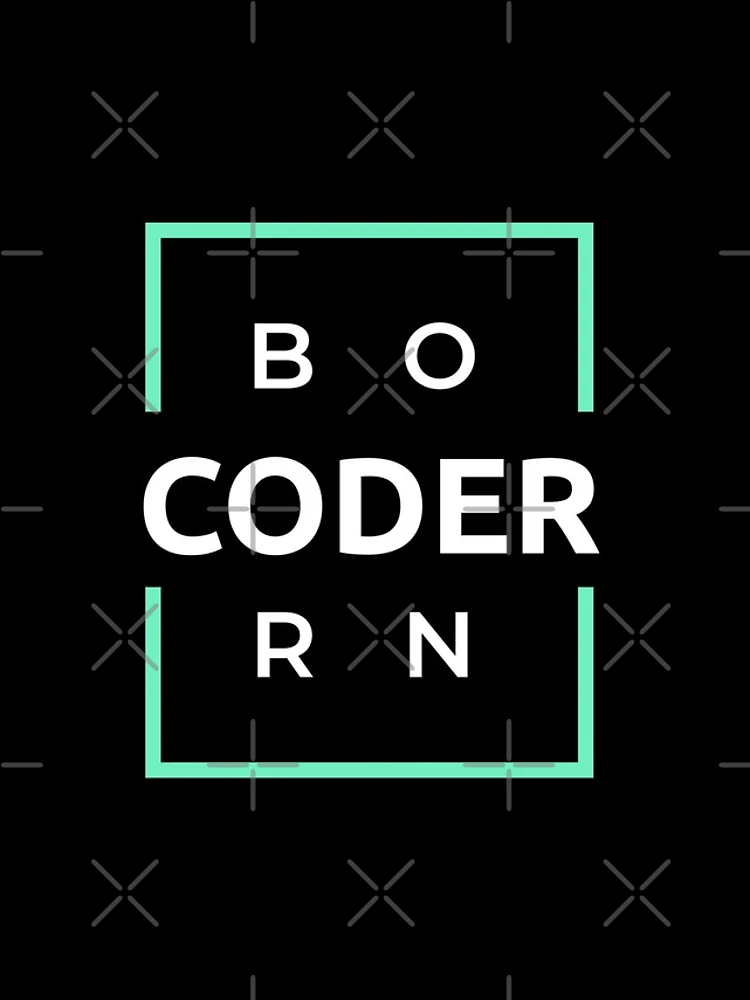 Thumbnail 4 of 4, iPhone Case, Born Coder designed and sold by Genuine Programmer.