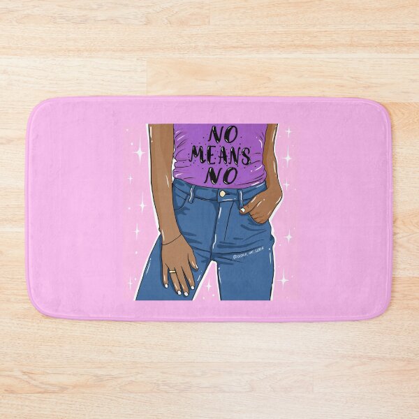 Item preview, No Means No by Eva Kiseleva Stiker designed and sold by Eva Kiseleva.