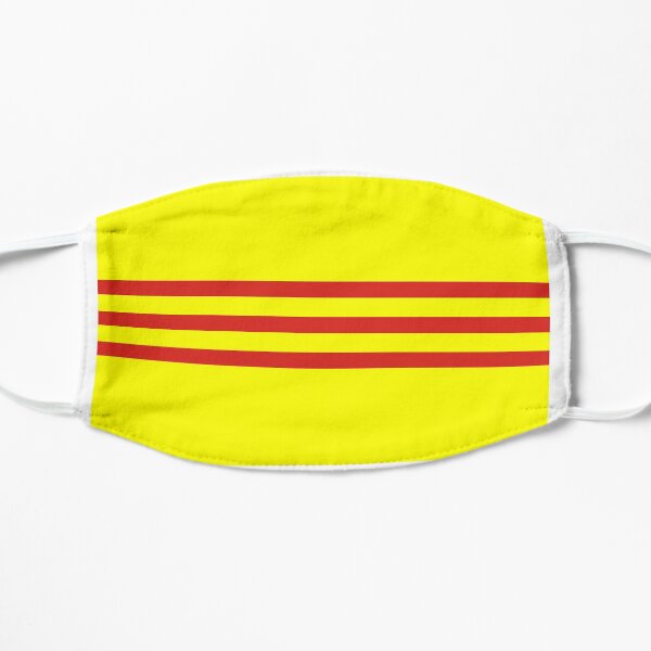 South Vietnam Flag- Designs using the South Vietnam Flag! Flat Mask