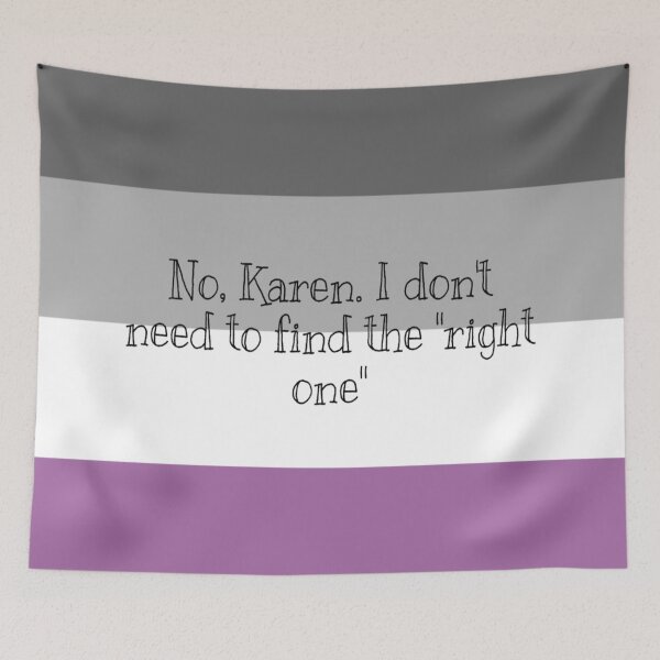 Artikelvorschau, Nein, Karen Asexual Flag Version 2 entworfen und verkauft von Imperioimpala.