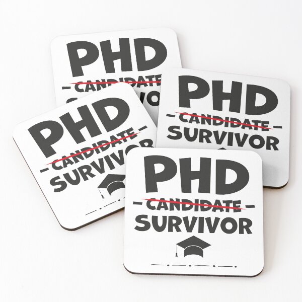 Item preview, PhD Graduation Gift / PhD Candidate Survivor / Doc designed and sold by graphicmeyou.