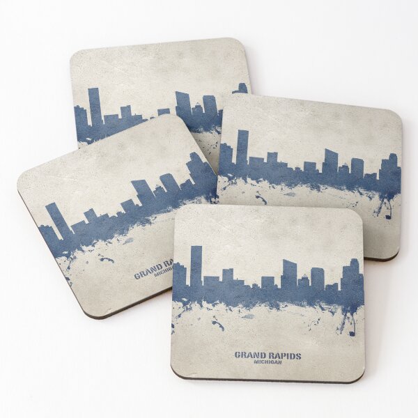 Item preview, Grand Rapids Michigan Skyline designed and sold by ArtPrints.