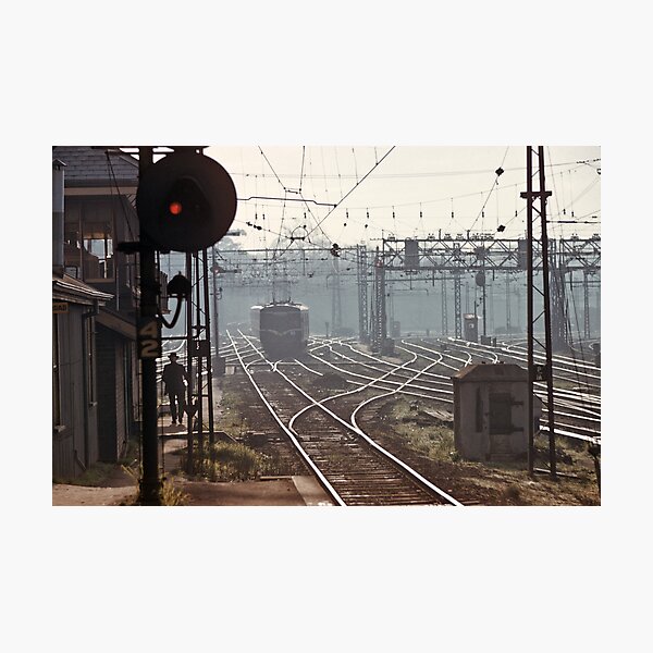Item preview, Beside Princes bridge signal box 19580904 0014 designed and sold by Fred Mitchell.