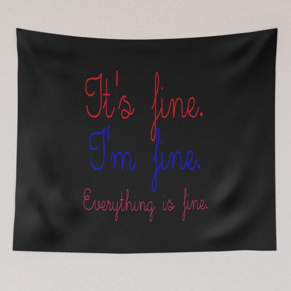 Item preview, It's fine i'm fine everything is fine,gift for teen,Introvert Shirt, Workout Shirt designed and sold by delkh07.