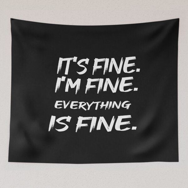 Item preview, It's fine i'm fine everything is fine,gift for teen,Introvert Shirt, Workout Shirt designed and sold by delkh07.